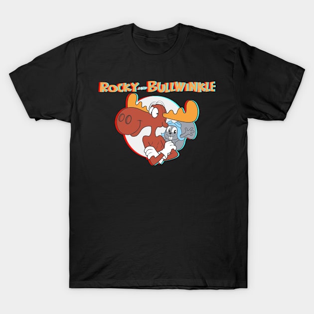 Rocky & Bullwinkle 3D T-Shirt by LuisP96